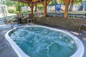 Hot tub at Ocean Trails Resort