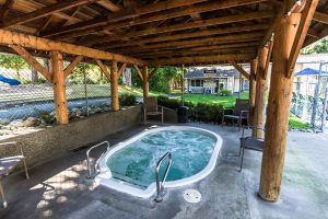 Hot tub at Ocean Trails Resort
