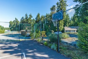 Basketball hoop onsite at Ocean Trails Resort