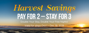 Harvest Savings at Ocean Trails Resort